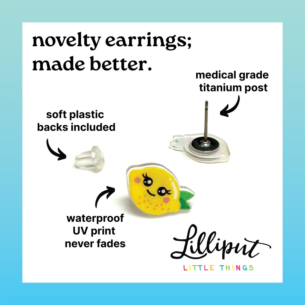 Possum Earrings // Weirdcore Earrings - Picture 2 of 3